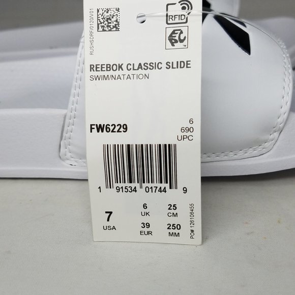 NEW Reebok Classic Slides - Men 7 | Women 8 - FW6229